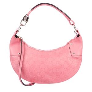 Gucci Guccisimmi Pink halfmoon Bag